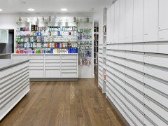 Interior de farmacia