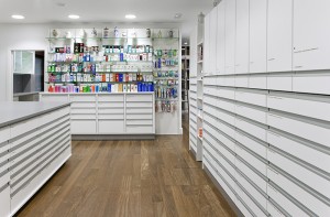 Interior de farmacia