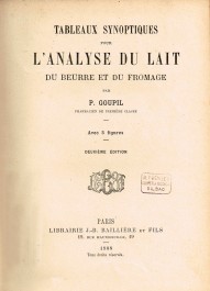 L'Alalyse du Lait